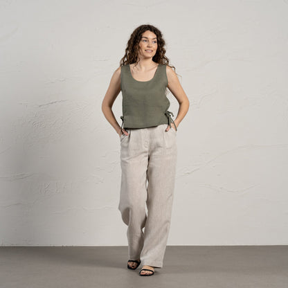 Bow Side Tie Top Audrey