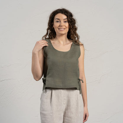 Bow Side Tie Top Audrey