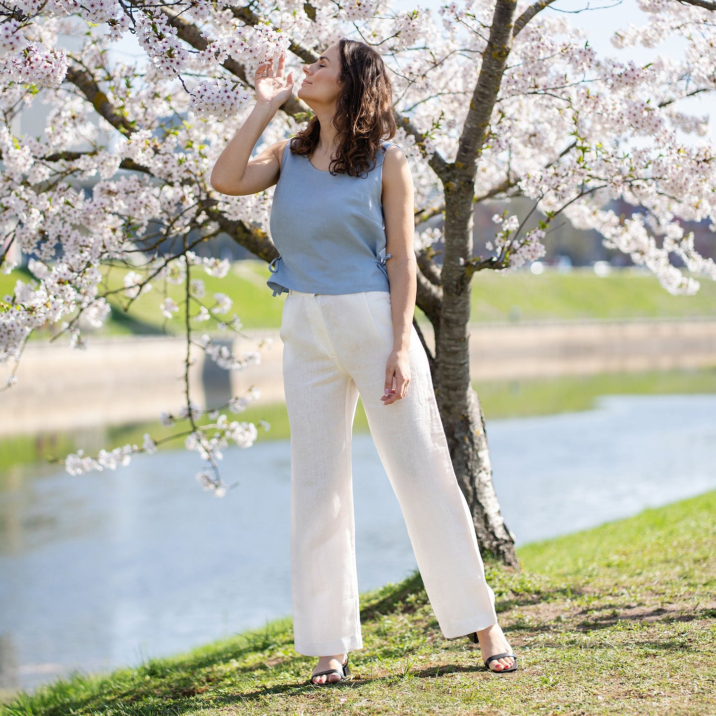Bow Side Tie Top Audrey