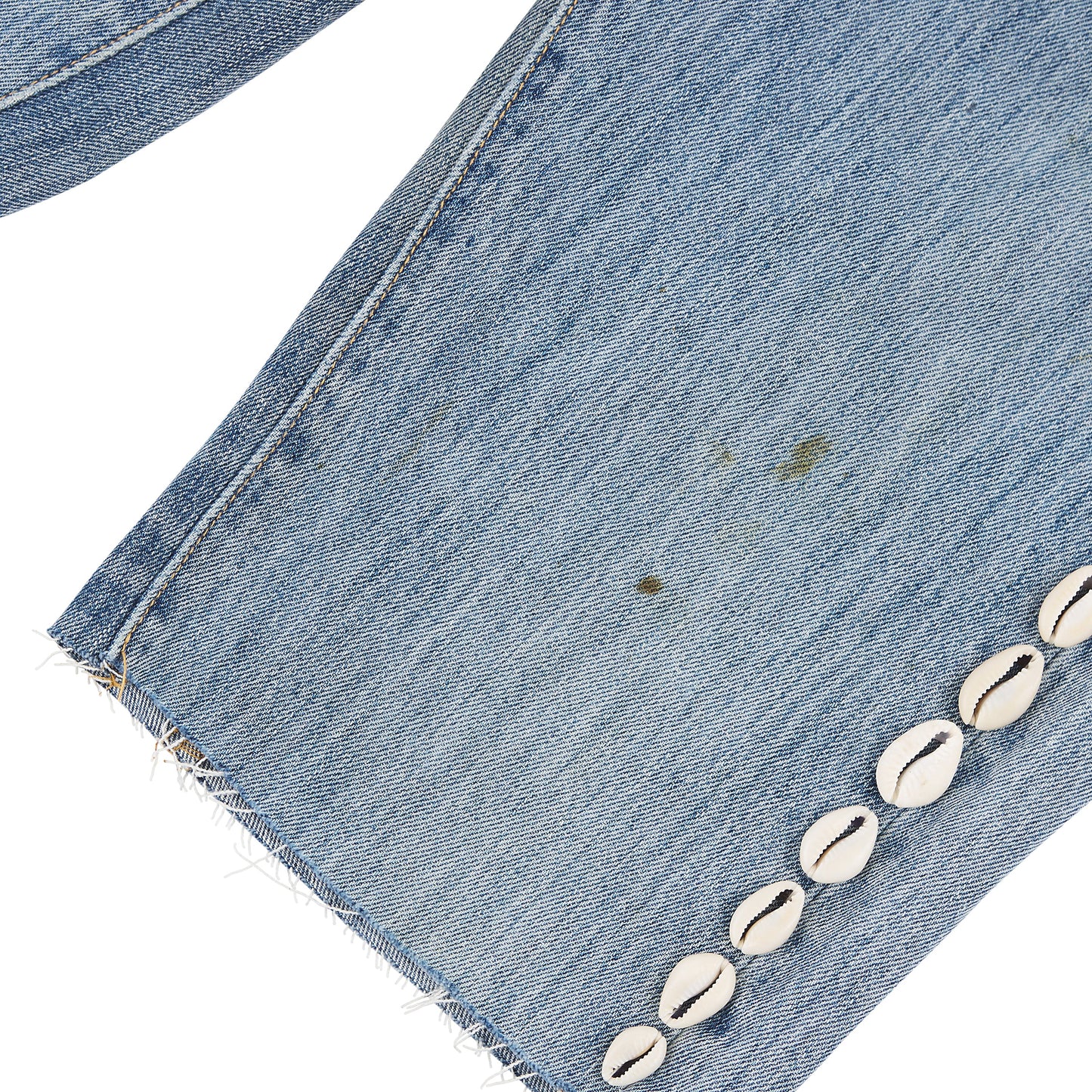 Cowrie Shell Denim Short | Medium Wash