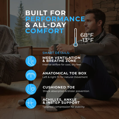High Performance Ski Socks For Men