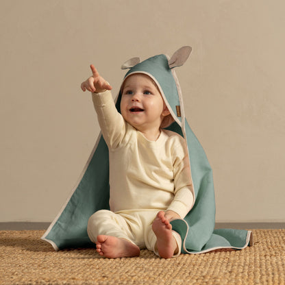 Linen Baby Towel with Ears
