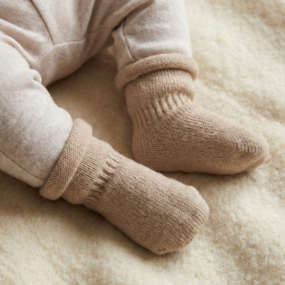 Kids' Knit Baby Socks/Mittens Cashmere Blend