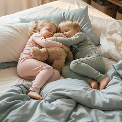 Kids' Bamboo Long Sleeve & Bottom 2-Piece Pajama