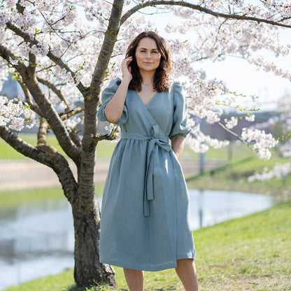 Puff Sleeve Dress Belle