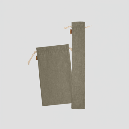 Natural 100% Linen Reusable Bread Bags 2-Pack