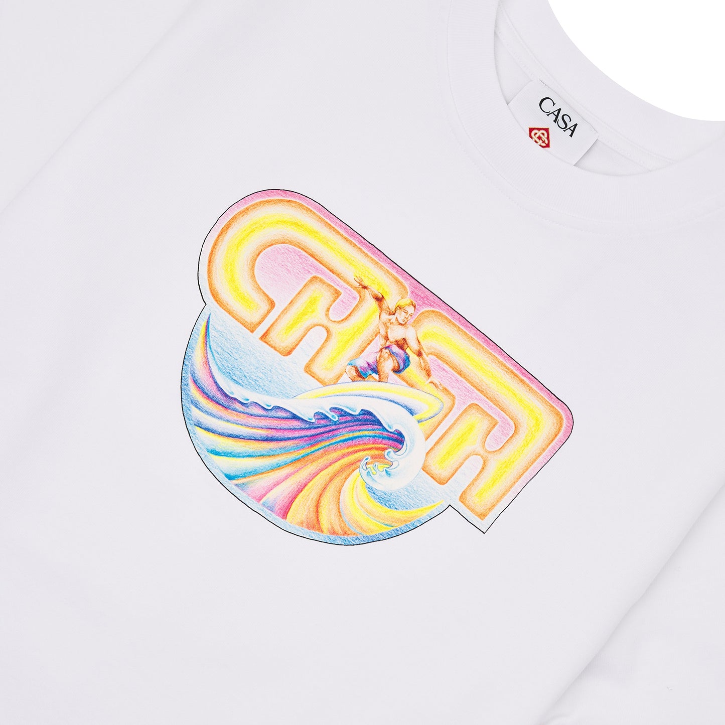 Casa Surf Tee | White