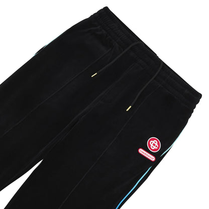 Gradient Piping Velour Track Pant