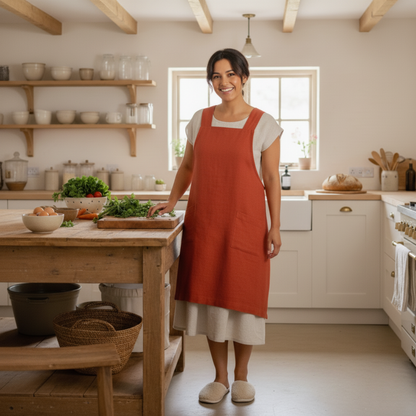 Linen Cooking Apron