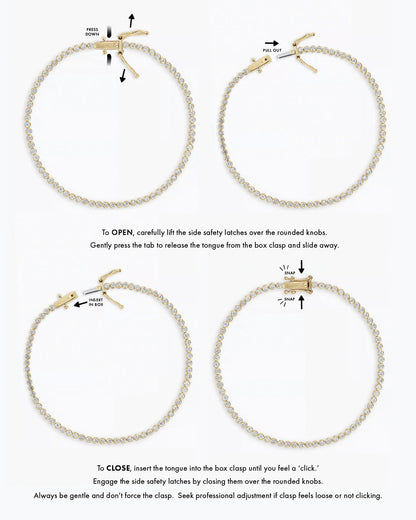 14K Melbourne Diamond Tennis Bracelet