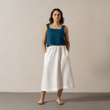 Pinafore Crop Top