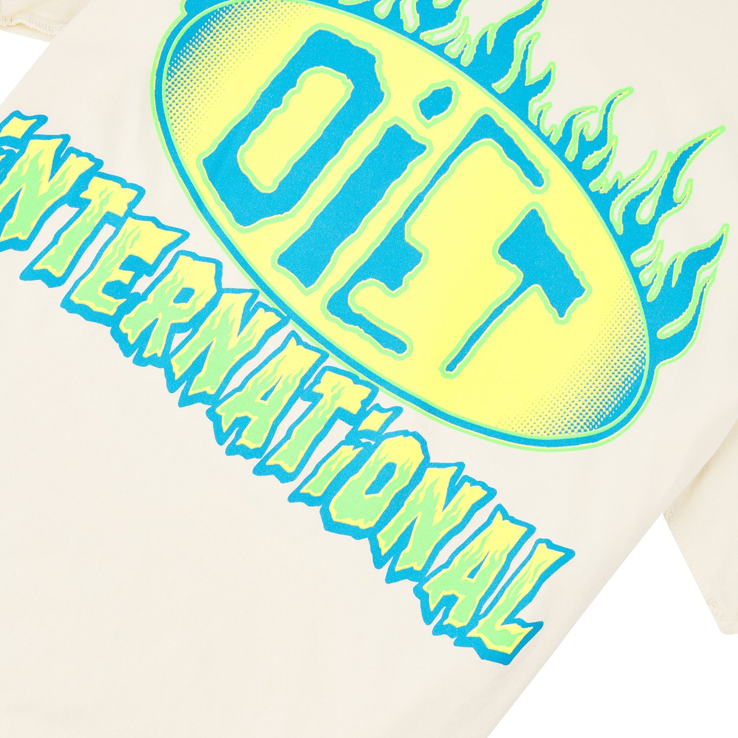 INTL Flame Tee | Antique White