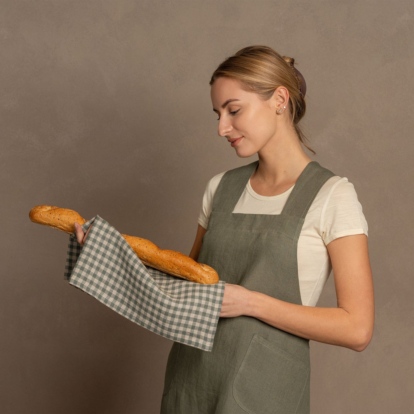 Linen Dish Towel Square