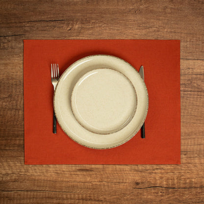Linen Placemat Dark Green