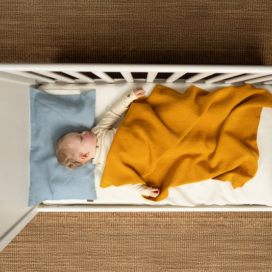 Linen Throw Blanket for Toddler