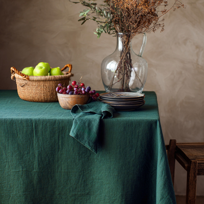 Holiday Linen Tablecloth