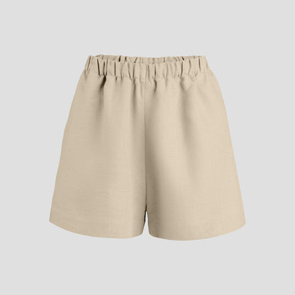 Linen Pull-On Shorts
