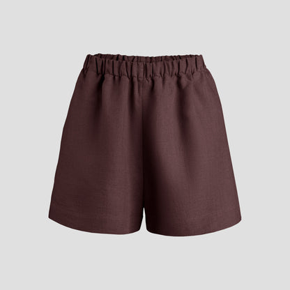Linen Pull-On Shorts