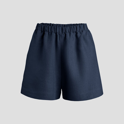 Linen Pull-On Shorts