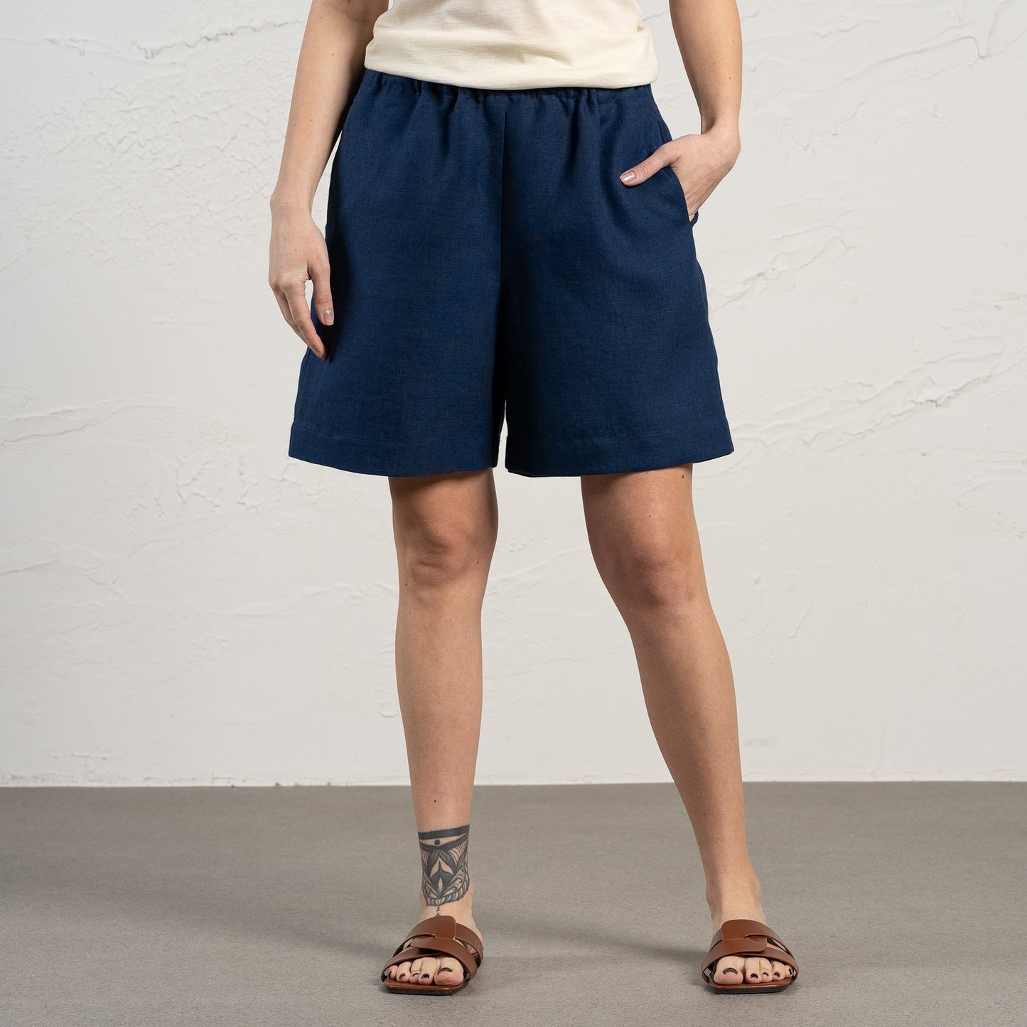 Linen Bermuda Shorts Demi