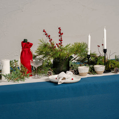 Holiday Linen Tablecloth