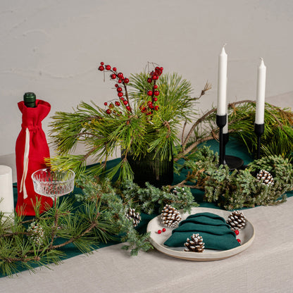 Holiday Linen Tablecloth