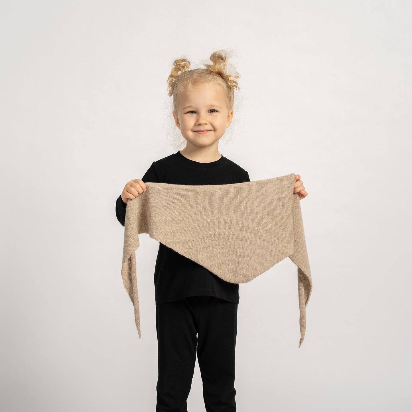 Kids' Cashmere Knit Bandana