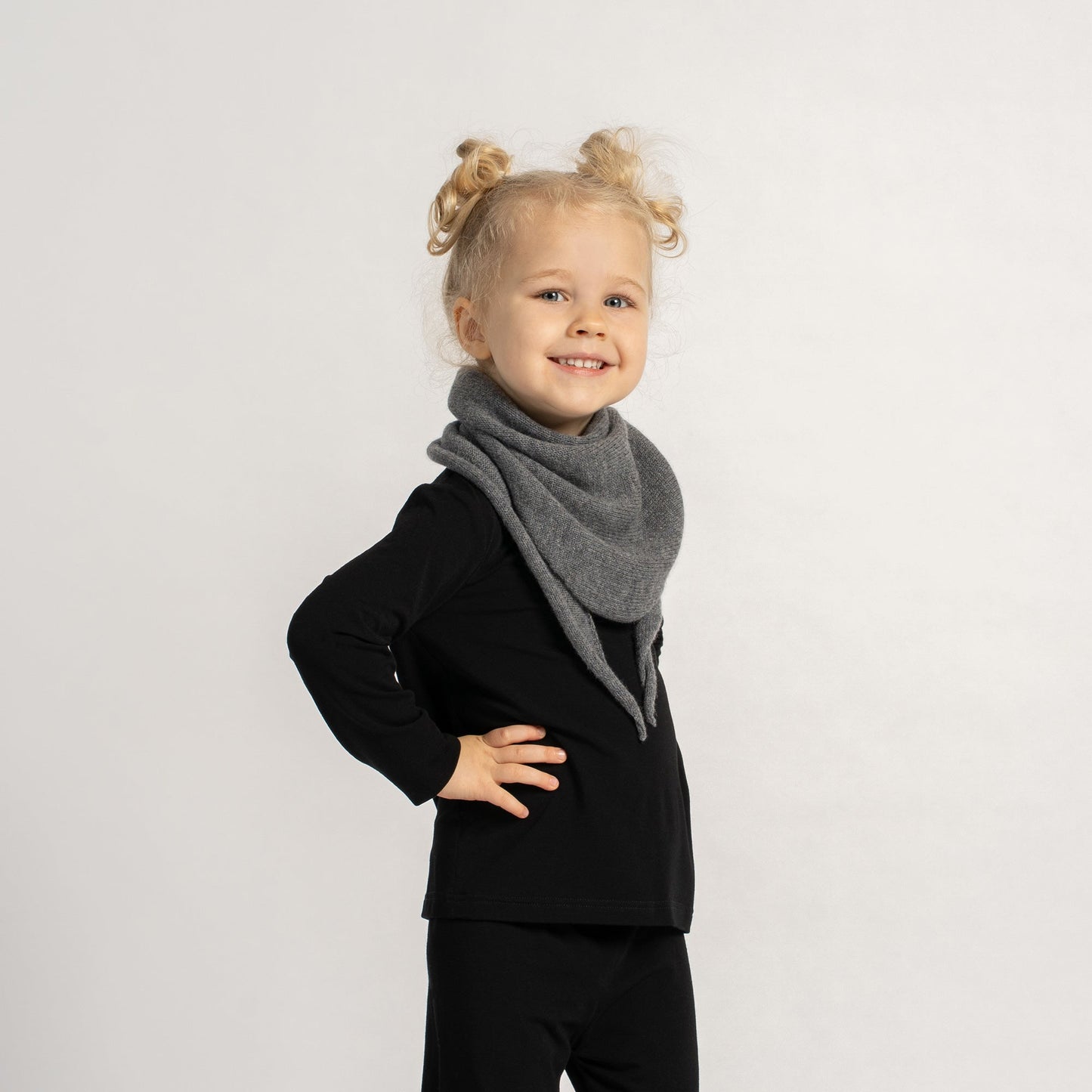 Kids' Cashmere Knit Bandana