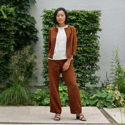 Light Linen Relaxed Jacket Eden