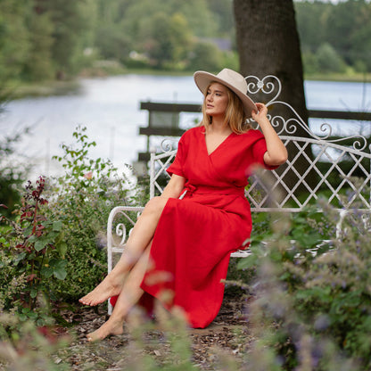 Maxi Wrap Dress Eleanor