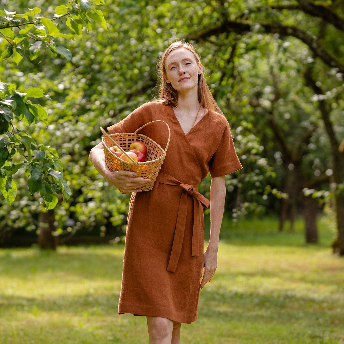 Vacation Summer Wrap Dress Eliana