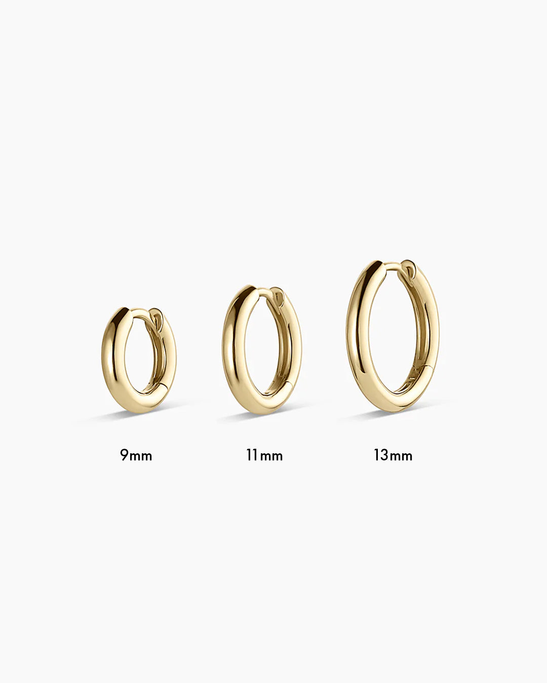 14K Gold Everyday Single Huggie