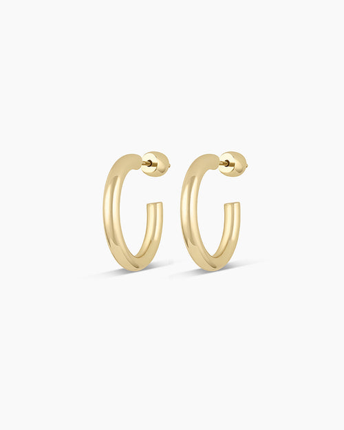 14K Gold Carter Hoops
