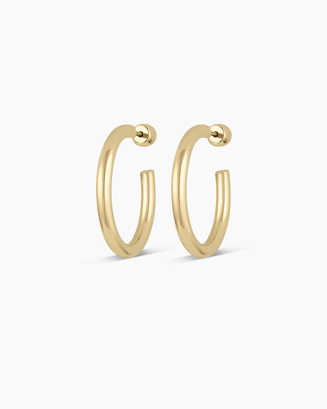 14K Gold Carter Hoops