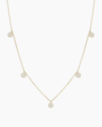 14K Diamond Pavé Flutter Necklace