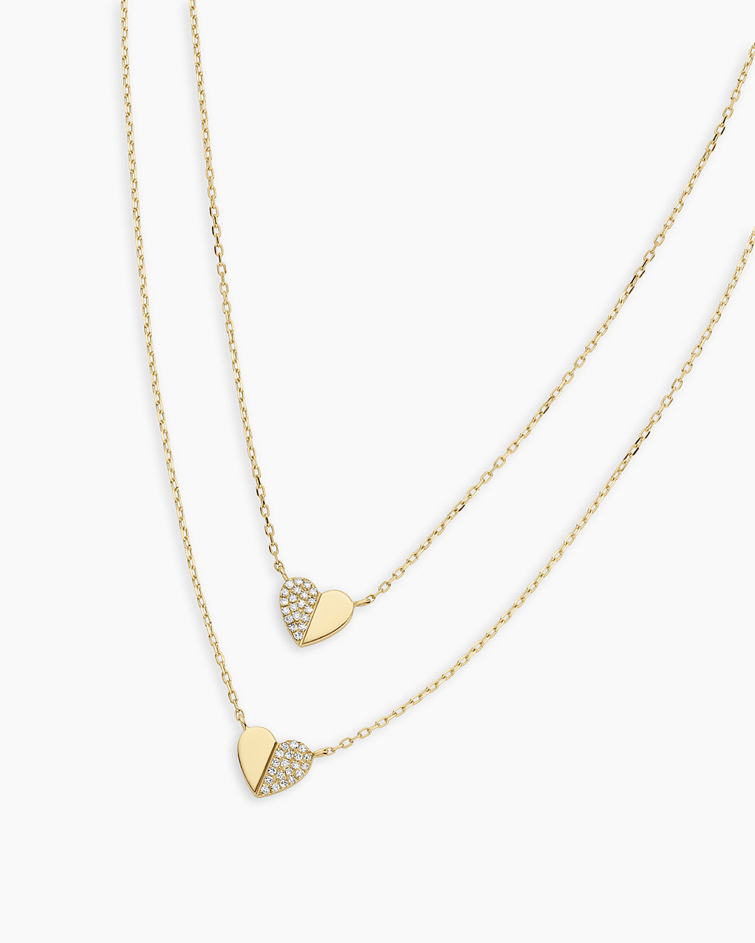 14K Diamond Bond Necklace