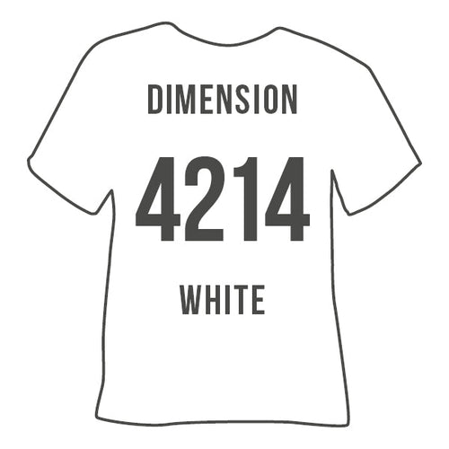 4214 White POLI-FLEX® IMAGE DIMENSION HTV