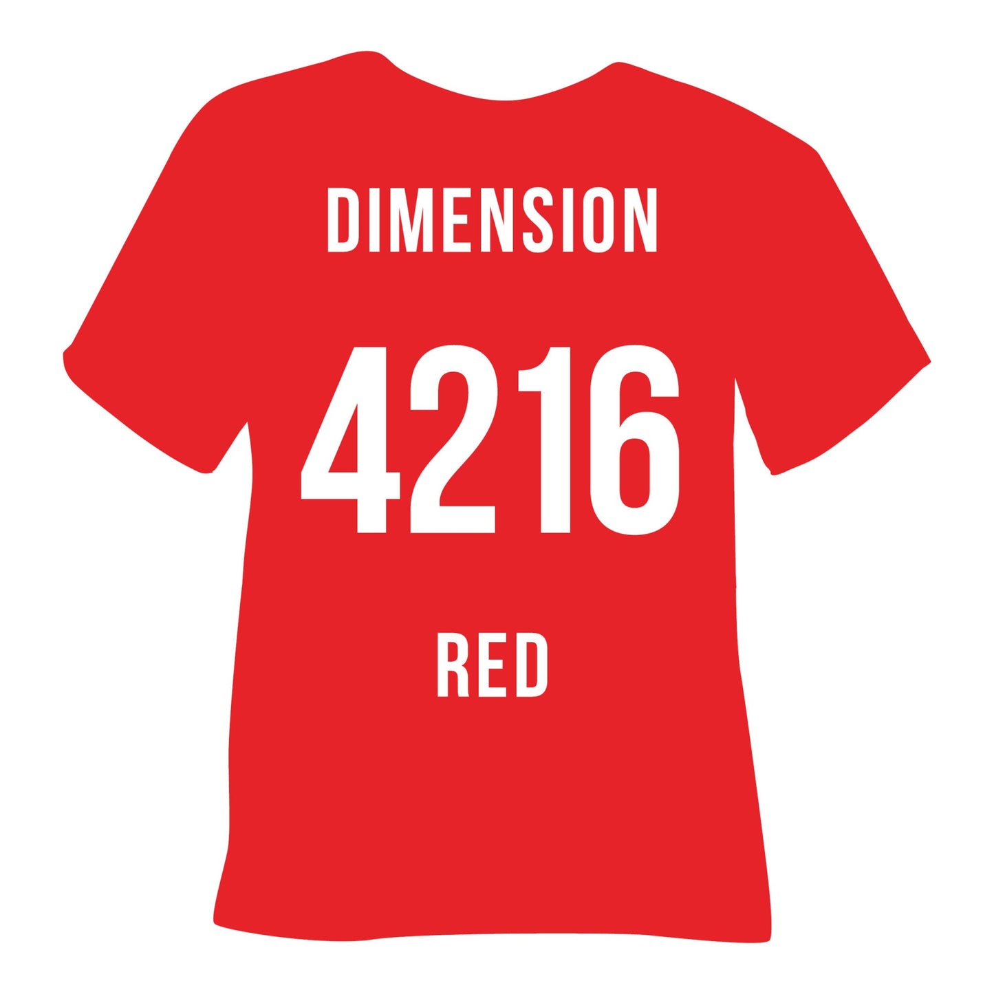 4216 Red POLI-FLEX® IMAGE DIMENSION HTV
