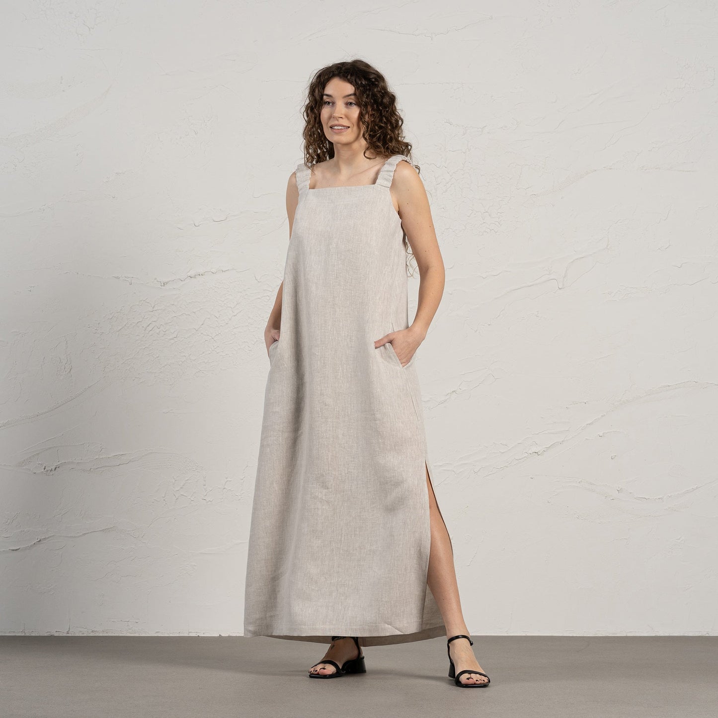 Maxi Linen Summer Dress Fiona