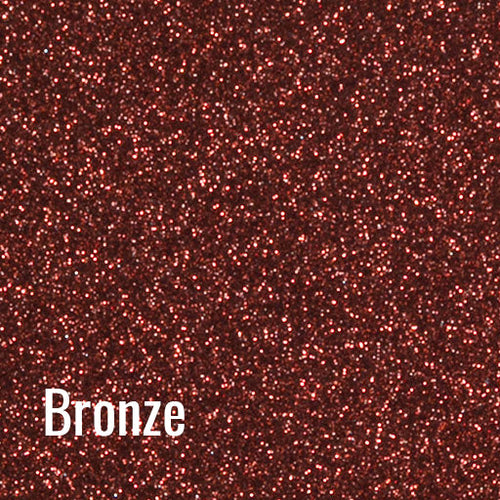 12" Bronze - Siser Glitter Heat Transfer Vinyl (HTV)