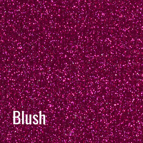 12" Blush - Siser Glitter Heat Transfer Vinyl (HTV)