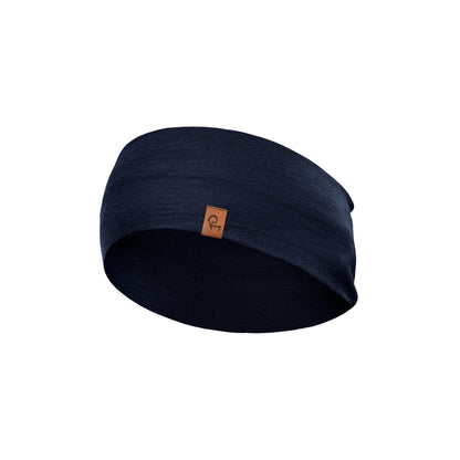 Women's 100% Merino Headband Navy Blue