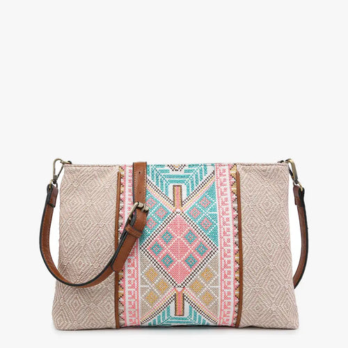 Cheyenne Aztec Embroidered Crossbody