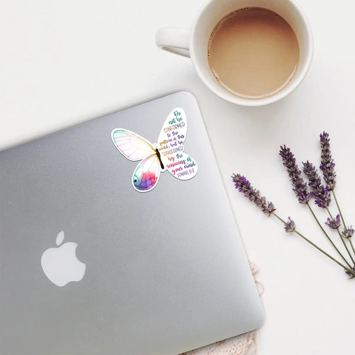 Butterfly Transformation | Christian Sticker | Watercolor