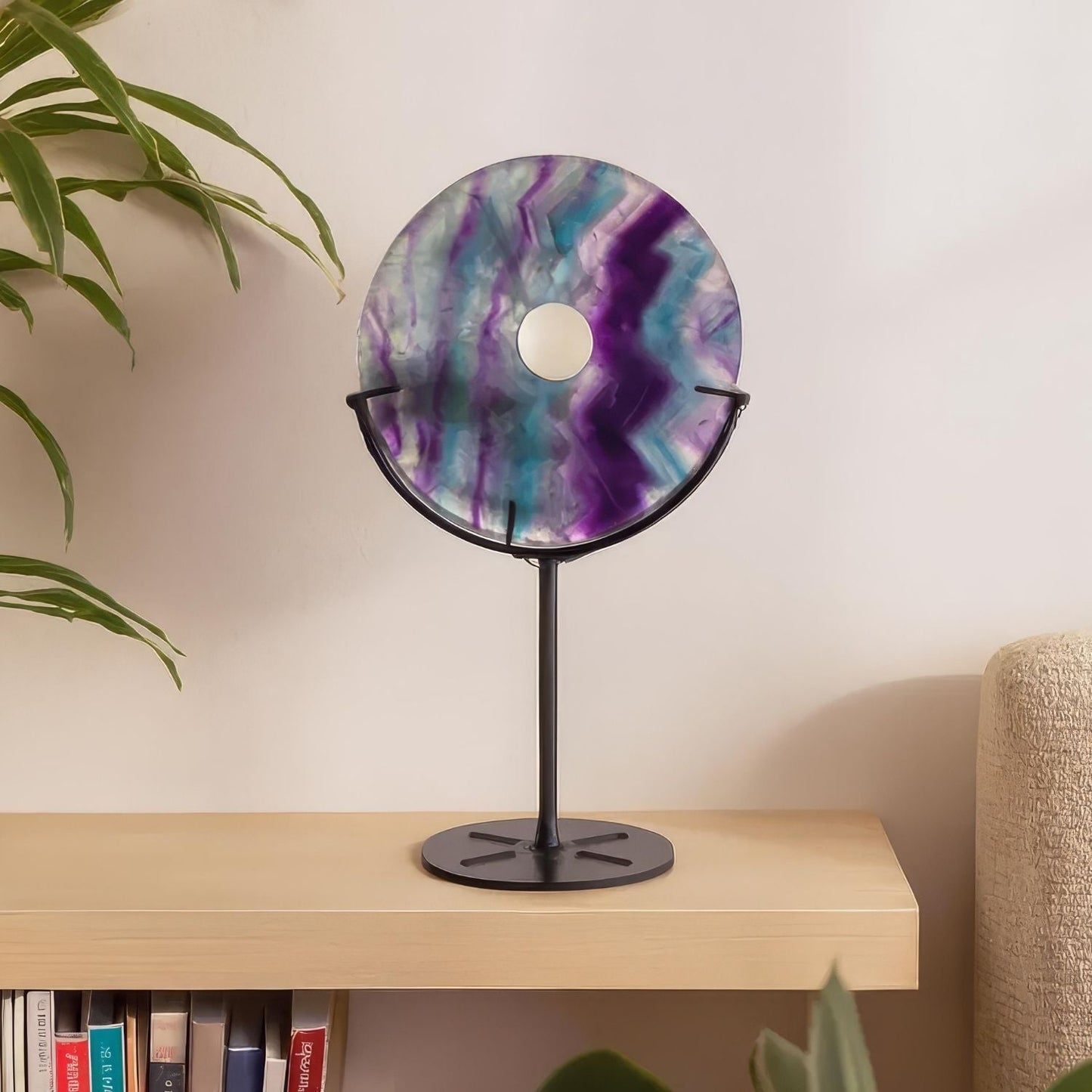 Infinite Fluorite on Stand