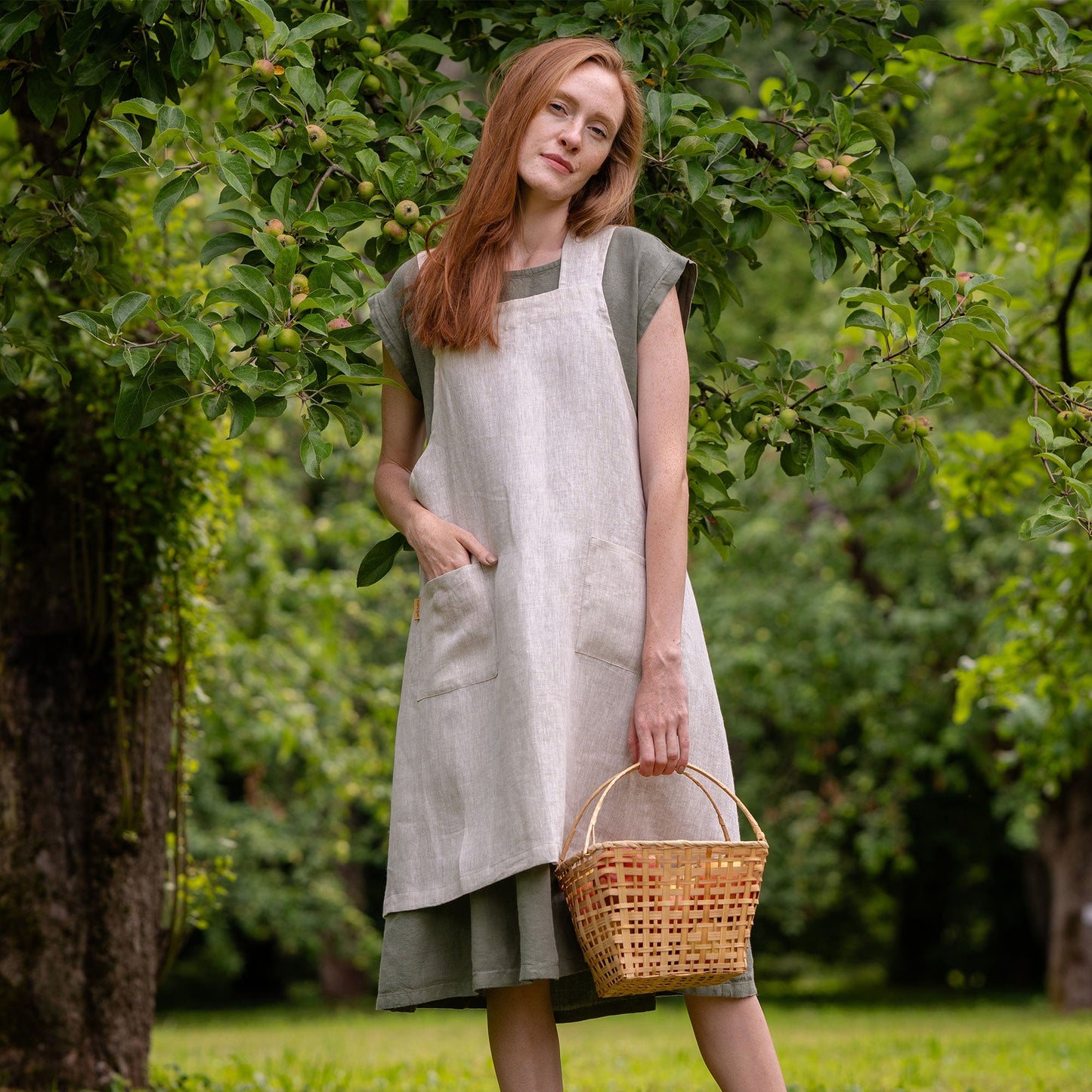 Linen Cooking Apron