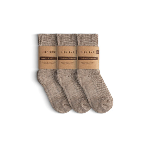 Kids' Merino Rib Thick Socks 3-Pack
