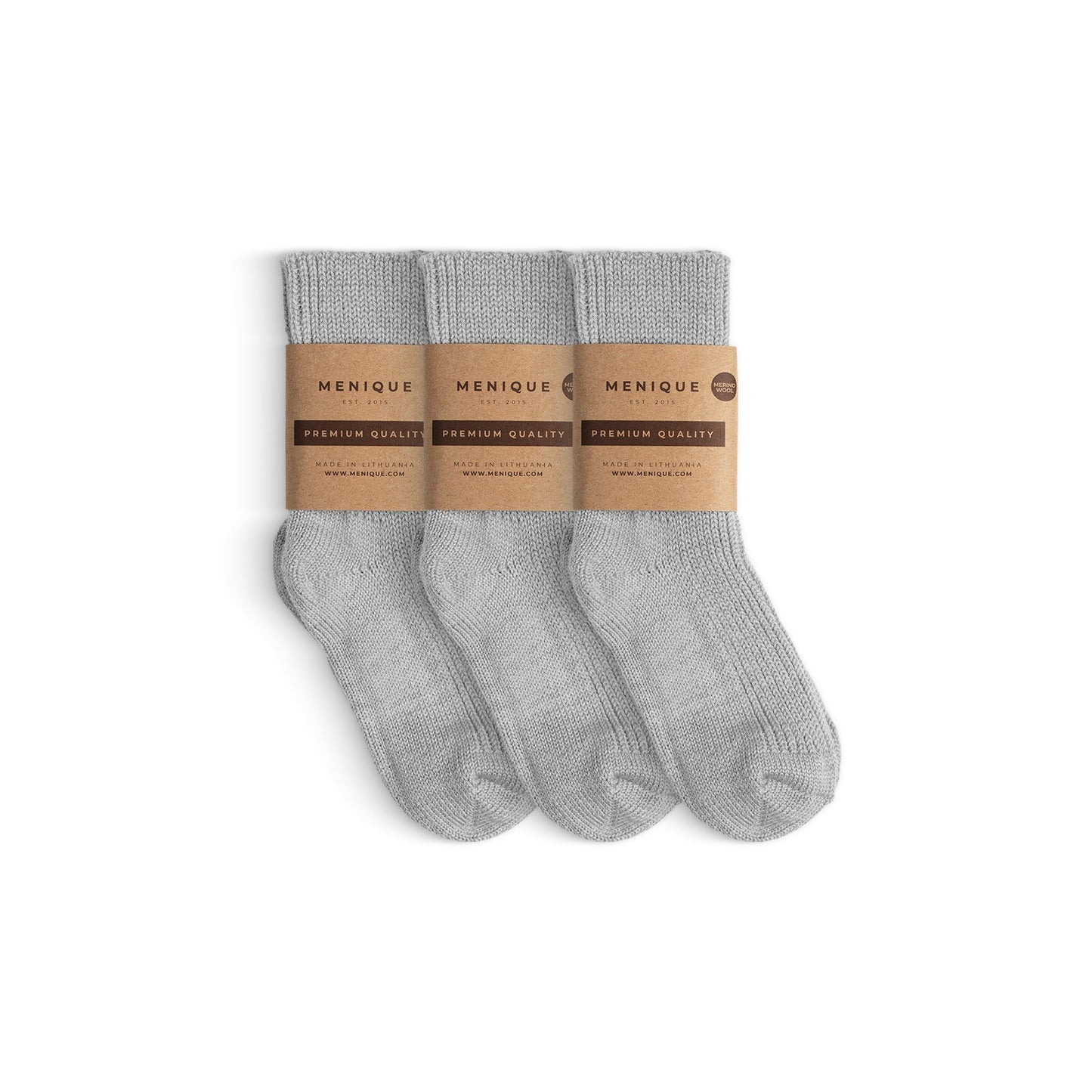 Kids' Merino Rib Thick Socks 3-Pack