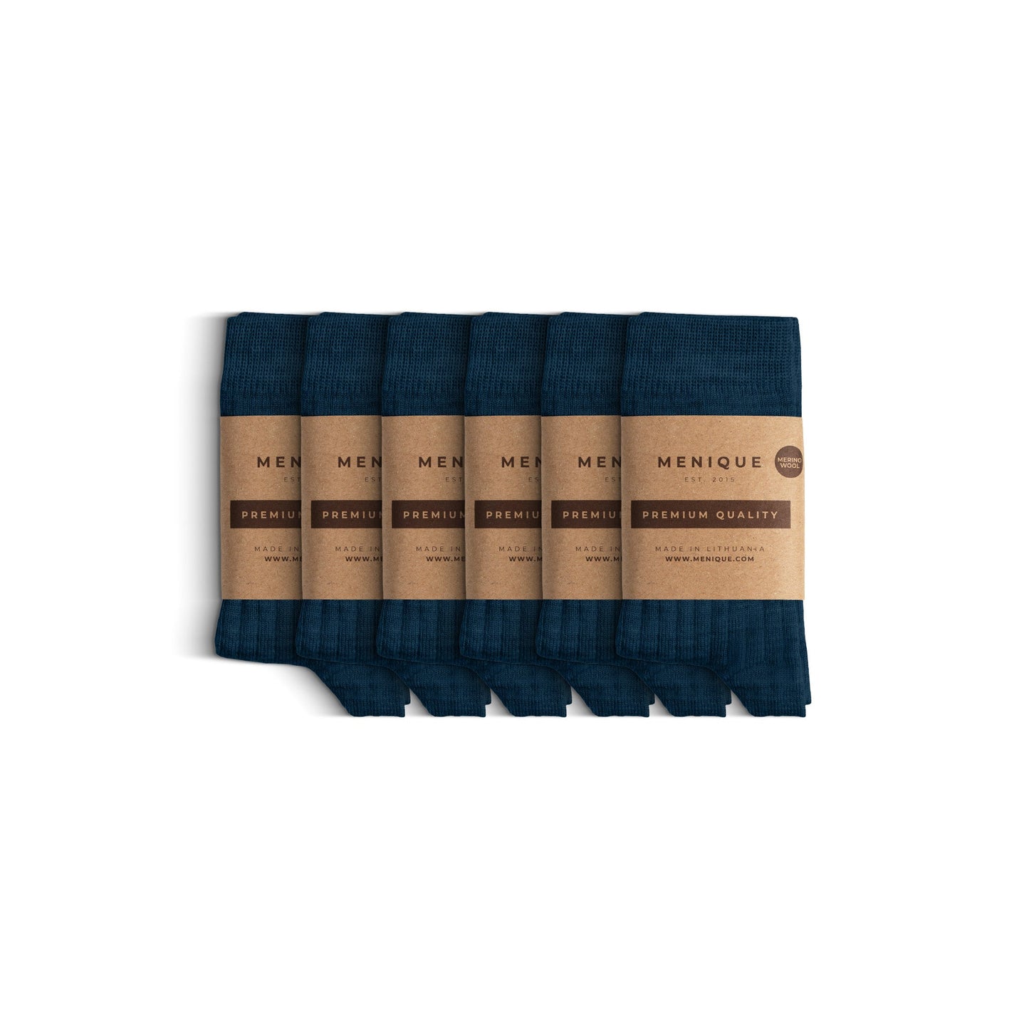 Kids' Merino Rib Crew Socks 6-Pack