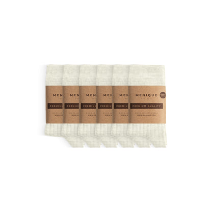 Kids' Merino Rib Crew Socks 6-Pack